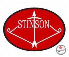 'Stinson Reliant Logo 2 Full Colour' Premium Vinyl Decal Stencil Sticker