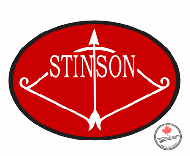 'Stinson Reliant Logo 2 Full Colour' Premium Vinyl Decal Stencil Sticker