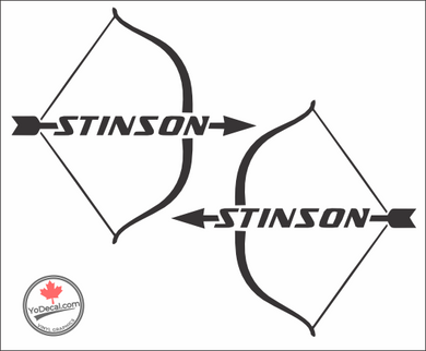 'Stinson Reliant Logo 1' Premium Vinyl Decal Stencil Sticker