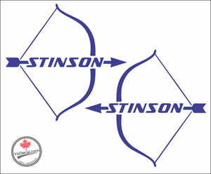 'Stinson Reliant Logo 1' Premium Vinyl Decal Stencil Sticker