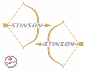 'Stinson Reliant Logo 1' Premium Vinyl Decal Stencil Sticker