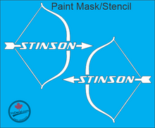 'Stinson Reliant Logo 1' Premium Vinyl Decal Stencil Sticker