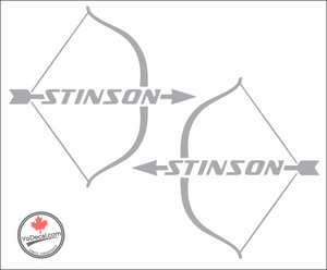 'Stinson Reliant Logo 1' Premium Vinyl Decal Stencil Sticker
