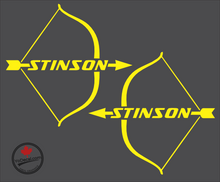 'Stinson Reliant Logo 1' Premium Vinyl Decal Stencil Sticker