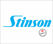 'Stinson Reliant Logo 3' Premium Vinyl Decal Stencil Sticker