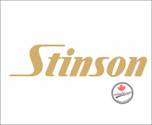 'Stinson Reliant Logo 3' Premium Vinyl Decal Stencil Sticker
