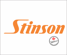 'Stinson Reliant Logo 3' Premium Vinyl Decal Stencil Sticker