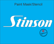 'Stinson Reliant Logo 3' Premium Vinyl Decal Stencil Sticker