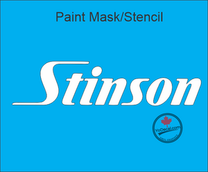 'Stinson Reliant Logo 3' Premium Vinyl Decal Stencil Sticker
