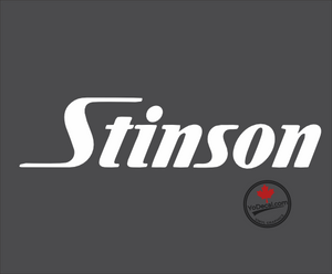 'Stinson Reliant Logo 3' Premium Vinyl Decal Stencil Sticker