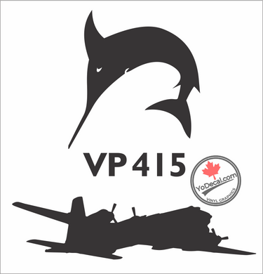 'Sydney the Swordfish VP 415 with CP-107 Argus' Premium Vinyl Decal Sticker