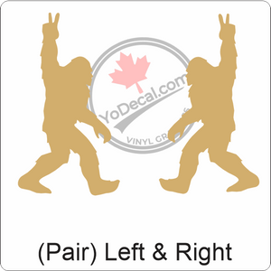 Aircraft Tail / Nose Art "Bigfoot" Premium Vinyl Decal Stencil Sticker