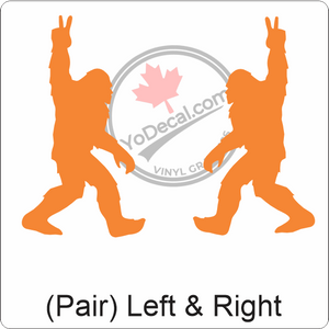 Aircraft Tail / Nose Art "Bigfoot" Premium Vinyl Decal Stencil Sticker