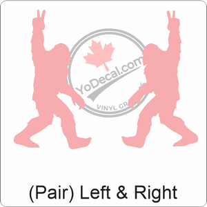 Aircraft Tail / Nose Art "Bigfoot" Premium Vinyl Decal Stencil Sticker