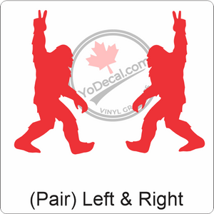 Aircraft Tail / Nose Art "Bigfoot" Premium Vinyl Decal Stencil Sticker