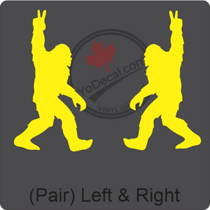 Aircraft Tail / Nose Art "Bigfoot" Premium Vinyl Decal Stencil Sticker