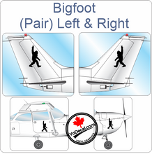 Aircraft Tail / Nose Art "Bigfoot" Premium Vinyl Decal Stencil Sticker