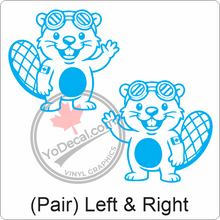 Aircraft Tail / Nose Art "Canadian Beaver" Premium Vinyl Decal Stencil Sticker