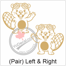 Aircraft Tail / Nose Art "Canadian Beaver" Premium Vinyl Decal Stencil Sticker