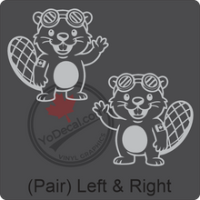 Aircraft Tail / Nose Art "Canadian Beaver" Premium Vinyl Decal Stencil Sticker