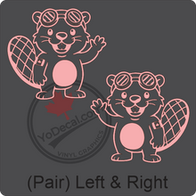 Aircraft Tail / Nose Art "Canadian Beaver" Premium Vinyl Decal Stencil Sticker