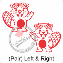 Aircraft Tail / Nose Art "Canadian Beaver" Premium Vinyl Decal Stencil Sticker