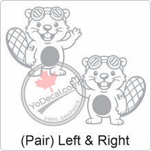 Aircraft Tail / Nose Art "Canadian Beaver" Premium Vinyl Decal Stencil Sticker