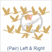 Aircraft Tail / Nose Art "Canadian Geese" Premium Vinyl Decal Stencil Sticker
