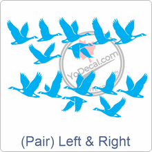 Aircraft Tail / Nose Art "Canadian Geese" Premium Vinyl Decal Stencil Sticker