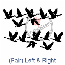 Aircraft Tail / Nose Art "Canadian Geese" Premium Vinyl Decal Stencil Sticker
