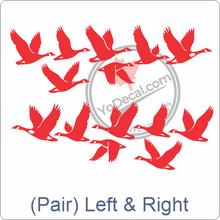 Aircraft Tail / Nose Art "Canadian Geese" Premium Vinyl Decal Stencil Sticker
