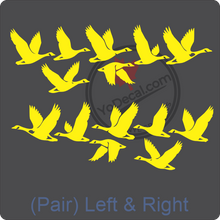 Aircraft Tail / Nose Art "Canadian Geese" Premium Vinyl Decal Stencil Sticker