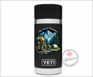 'The Great Outdoors Hiking Boots' Premium Vinyl Decal / Sticker