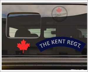 'The Kent Regiment WWII Shoulder Flash' Premium Vinyl Decal / Sticker