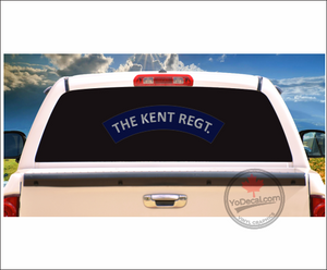 'The Kent Regiment WWII Shoulder Flash' Premium Vinyl Decal / Sticker