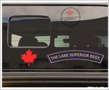 'Lake Superior Regiment WWII Shoulder Flash' Premium Vinyl Decal / Sticker