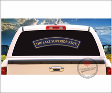 'Lake Superior Regiment WWII Shoulder Flash' Premium Vinyl Decal / Sticker