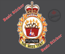 'The Mess Tent Poutinerie' Basic Sticker