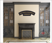 The Perth Regiment WWII Shoulder Flash' Premium Vinyl Decal / Sticker