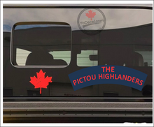 'The Pictou Highlanders' WWII Shoulder Flash Premium Vinyl Decal / Sticker
