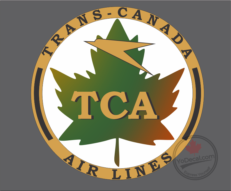 'Trans Canada Air Lines (TCA) Autumn Tribute' Premium Vinyl Decal / Sticker