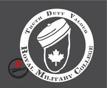 'Truth Duty Valour RMC Pillbox' Premium Vinyl Decal / Sticker