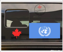 'UN (United Nations) Flag' Premium Vinyl Decal Sticker