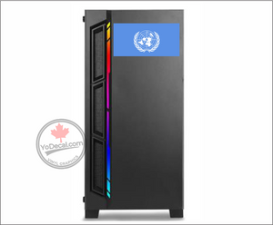 'UN (United Nations) Flag' Premium Vinyl Decal Sticker