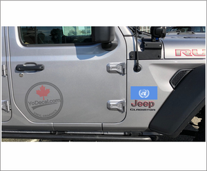 'UN (United Nations) Flag' Premium Vinyl Decal Sticker
