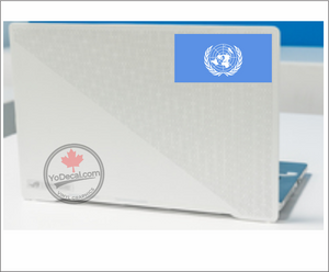 'UN (United Nations) Flag' Premium Vinyl Decal Sticker