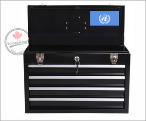 'UN (United Nations) Flag' Premium Vinyl Decal Sticker