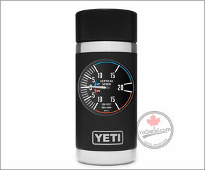 'Vertical Speed Indicator Flight Instrument' Premium Vinyl Decal Sticker