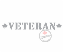 Veteran Maple Leaf Premium Vinyl Decal / Sticker