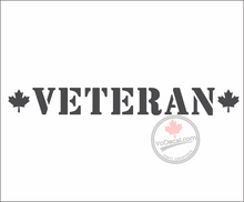 Veteran Maple Leaf Premium Vinyl Decal / Sticker